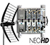 ALCAD 905ZG-431 Готовый комплект эфирного цифрового бесплатного вещания на 3 частотных канала DVB-T2 (для загородного дома или коттеджа). 